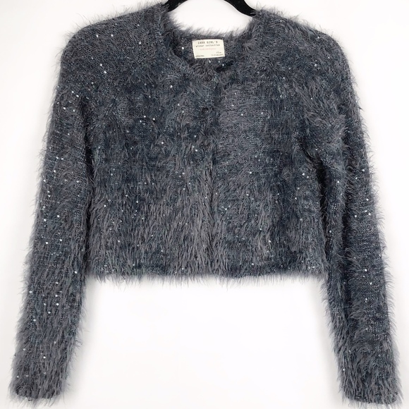 zara girls cardigan